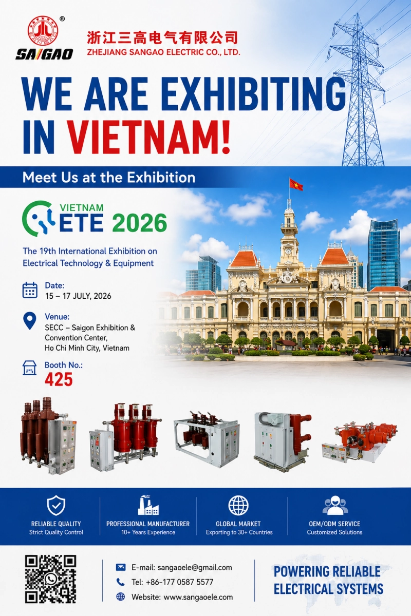 Lumalahok ang SANGAO sa Vietnam ETE & Greenergy Expo 2026